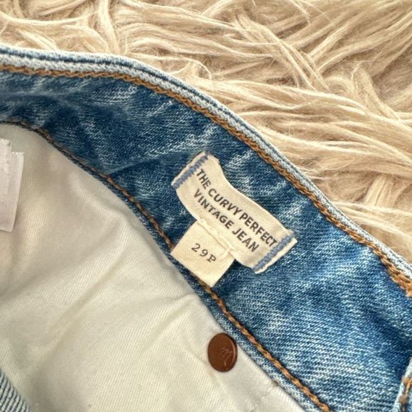 Madewell the curvy perfect vintage jeans size 29 petite - Picture 3 of 8